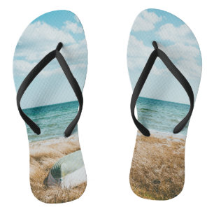 Wonderful Seascape Flip Flops
