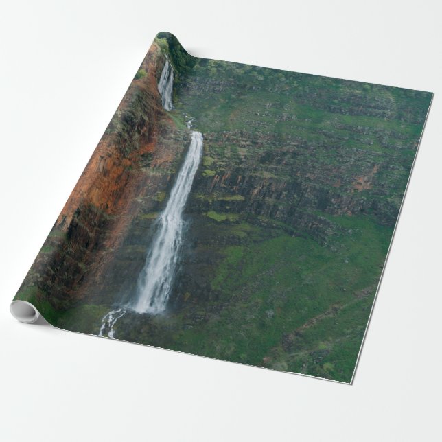 Wonderful Seascape Wrapping Paper (Unrolled)