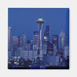 Wonderful Seattle Washington Downtown Space Needle Magnet