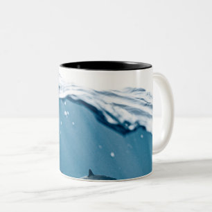 Wonderful Shark Two-Tone Coffee Mug