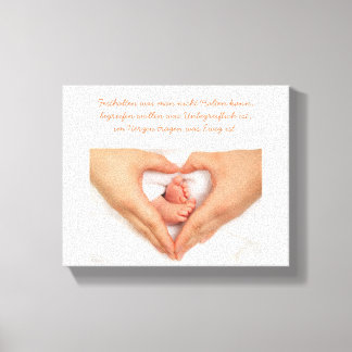 Wonderful star child canvas