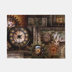 Wonderful steampunk design doormat