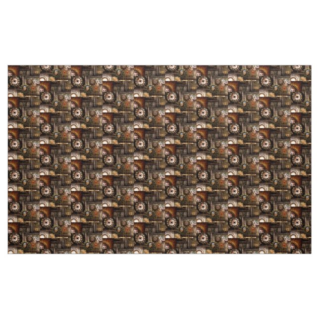 Wonderful steampunk design fabric (Yard)