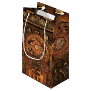 Wonderful steampunk design small gift bag