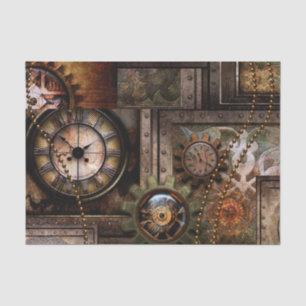 Wonderful steampunk design tissue paper