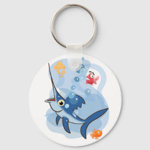 Wonderful swordfish key ring