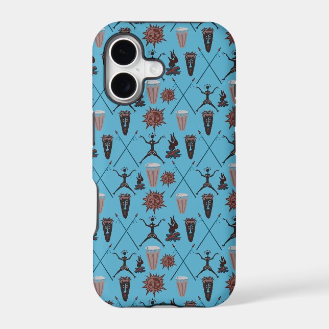 Wonderful Symbols Abstract Pattern (Back)