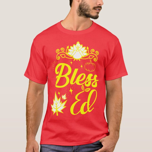 Wonderful Thanksgiving Commemorative Design T-Shirt (Front)