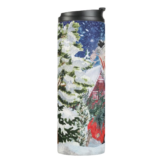 Wonderful Time Of The Year Christmas  Thermal Tumbler (Rotated Left)