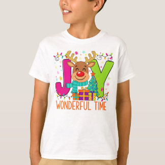 "Wonderful Time Reindeer Tee" T-Shirt