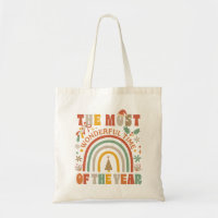 Wonderful Time Retro Christmas Holiday Gift