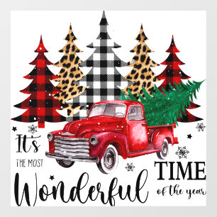 Wonderful Time Window Cling