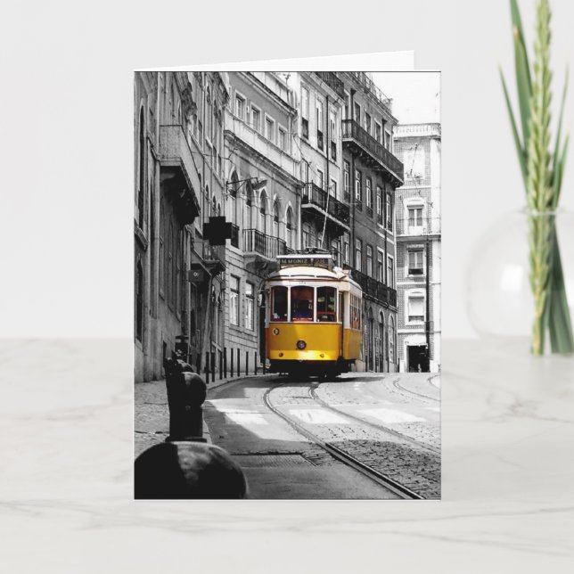 Wonderful Tram Line 28 in Lisbon Card (Front)