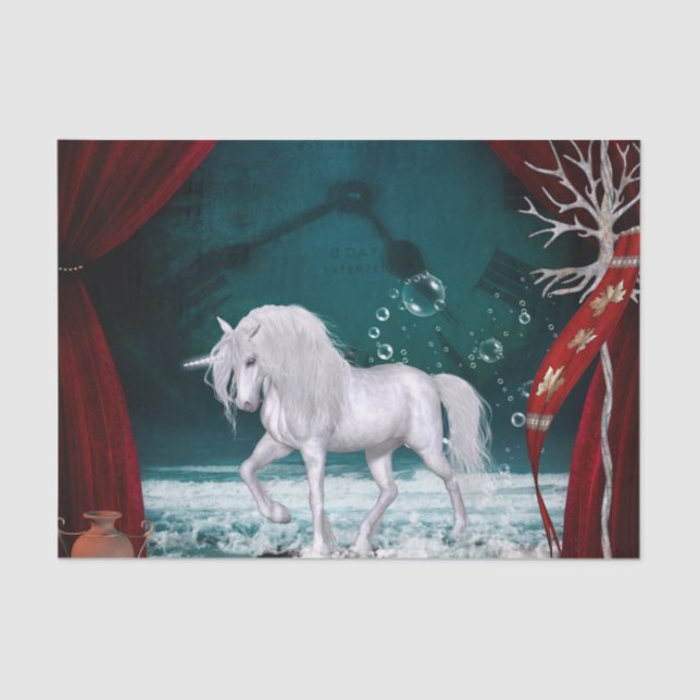 Wonderful unicorn tissue paper (Front)