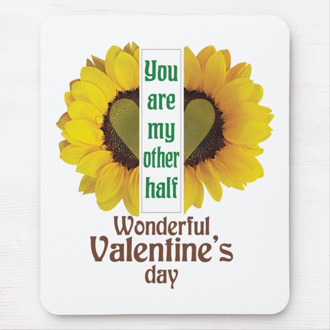 Wonderful Valentine's day Mouse Mat (Front)