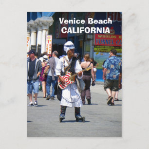 Wonderful Venice Beach Postcard! Postcard