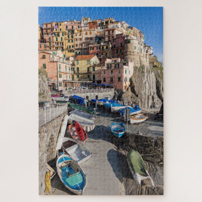 Wonderful view of Manarola, Cinque Terre, Italy Jigsaw Puzzle (Vertical)