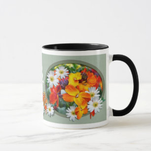 WONDERFUL WALLFLOWERS ~ Momogram Mug