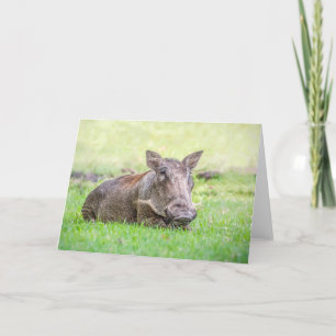 Wonderful Warthog Greeting Card