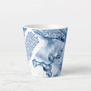 Wonderful Water Scientist Quotation Latte Mug