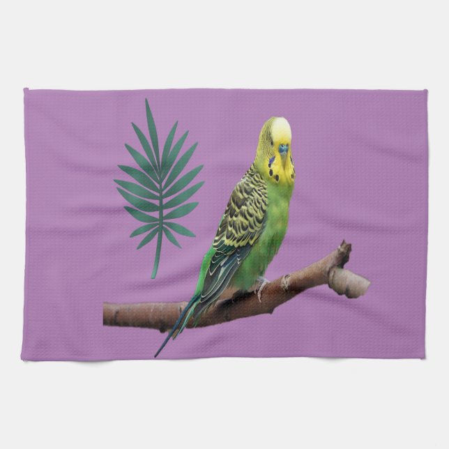 Wonderful wave-like design tea towel (Horizontal)