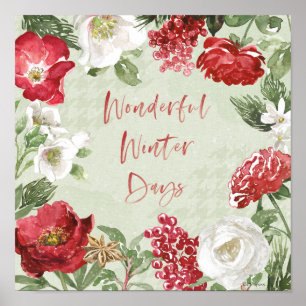 Wonderful Winter Days Poster