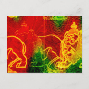 Wonderful Wizard of Oz Cowardly Lion Postcard