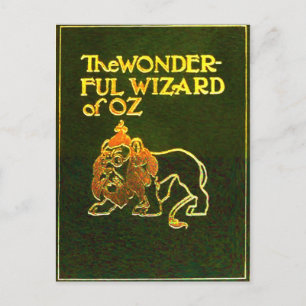 Wonderful Wizard of Oz Cowardly Lion Postcard