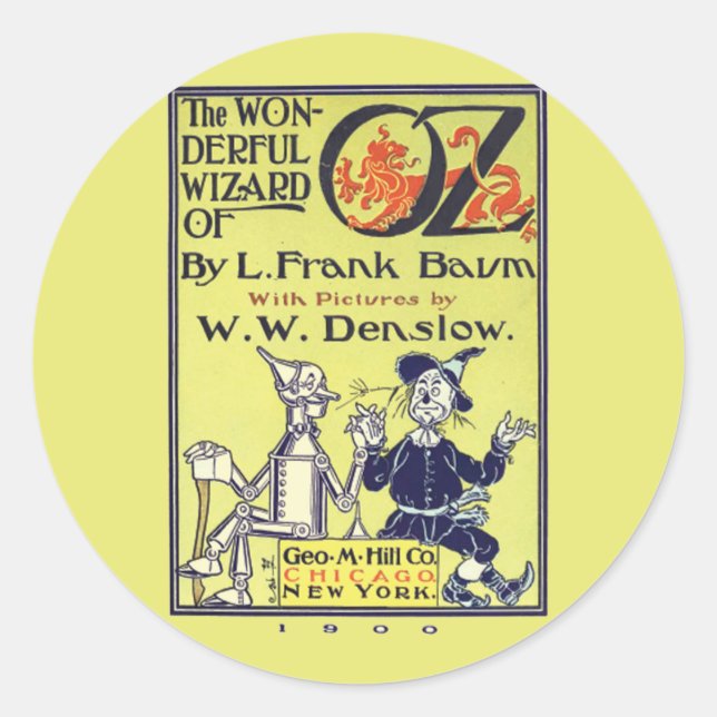 Wonderful Wizard of Oz Sticker (Front)