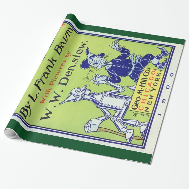 Wonderful Wizard of Oz Wrapping Paper (Unrolled)