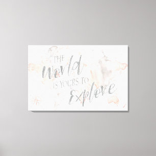 Wonderful World I Canvas Print