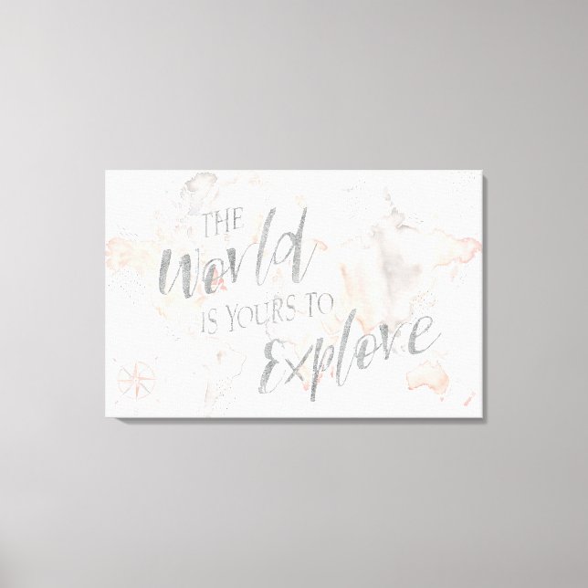Wonderful World I Canvas Print (Front)