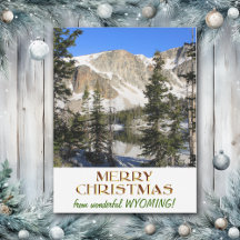 Wonderful Wyoming Merry Christmas