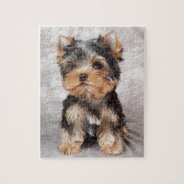 Wonderful yorkie jigsaw puzzle (Vertical)