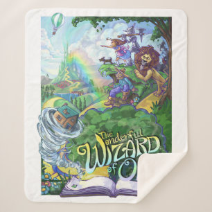 Wonderfull Wizard of Oz comfort Sherpa Blanket