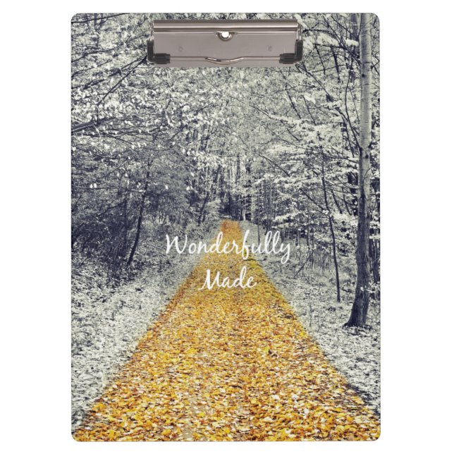 Wonderfully Made Bible Verse Clipboard (Front)