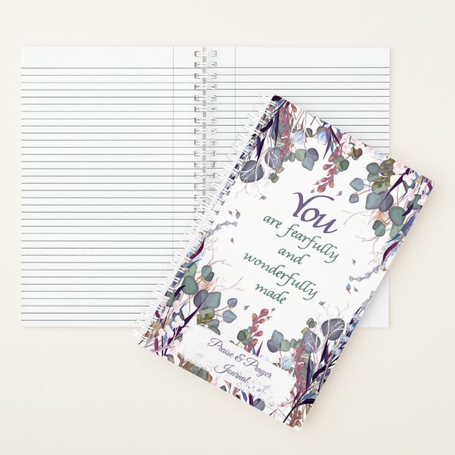 Wonderfully made botanical Praise & prayer journal (Inside)