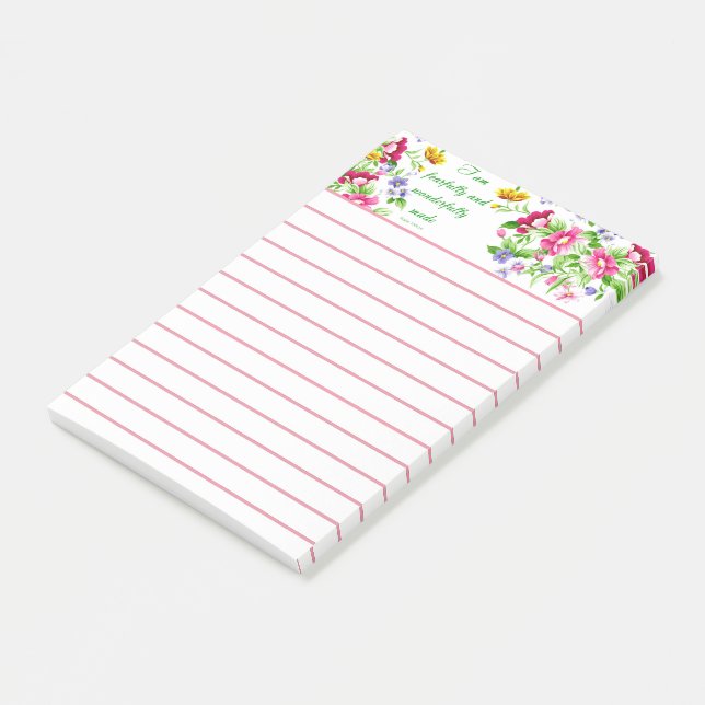 Wonderfully made post-it notes (Angled)
