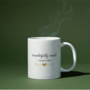 Wonderfully Made – Psalm 139:14 Mug