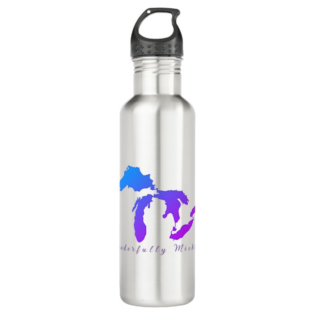 Wonderfully Michigan Water Tumbler 710 Ml Water Bottle (Front)