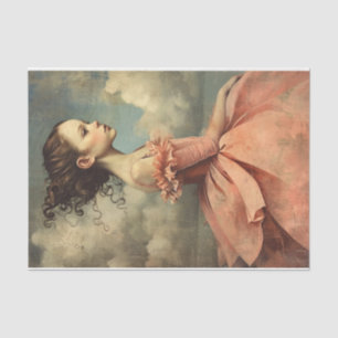 Wonderfully Weird Vintage Girl Tissue Paper