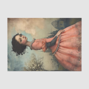 Wonderfully Weird Vintage Girl Tissue Paper