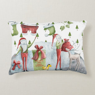 Wonderfully Whimsical Christmas Decor Personalised Decorative Cushion