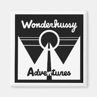 Wonderhussy Adventures Black & White Spotlight Magnet