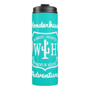 Wonderhussy Adventures Desert Badge Teal Thermal Tumbler
