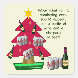 Wondering Eyes Square Sticker