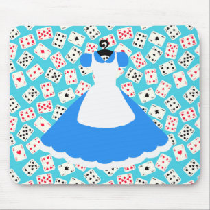 Wonderland Alice Pattern Mouse Mat