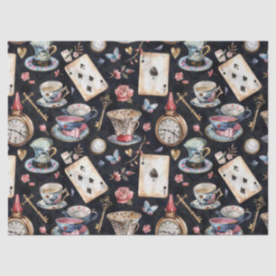 Wonderland Alice Pattern Tissue Paper