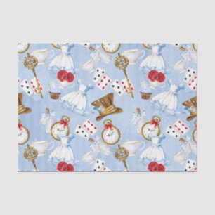 Wonderland Alice Pattern Tissue Paper