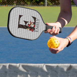 Wonderland Alice & Queen Letter E Pickleball Paddle